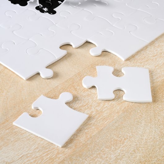 Falsche schwarze Katze Puzzle (Seite)