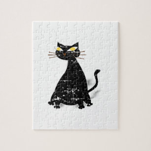 Falsche schwarze Katze Puzzle