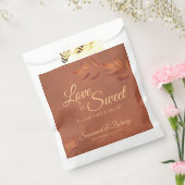 Falsche Terracotta Herbstleaves Hochzeit Geschenktütchen (Versiegelt)