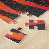 Falsche Tiger Katze in Ölgemälde Jigsaw Puzzle (Seite)