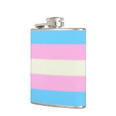 Falsche Transgender-Pride-Flagge Flachmann (Links)