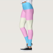 Falsche Transgender-Pride-Flagge Leggings (Links)