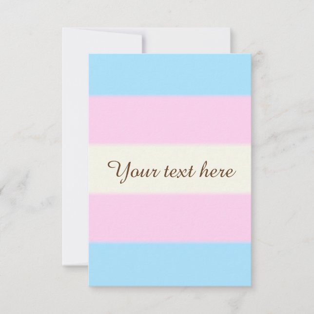 Falsche Transgender-Pride-Markierung (Vorderseite)