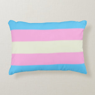 Falsche Transgender-Pride-Markierung Dekokissen