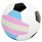 Falsche Transgender-Pride-Markierung Fußball (Dreiviertel)