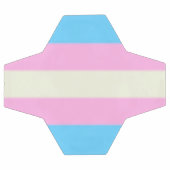 Falsche Transgender-Pride-Markierung Fußball (Flach)