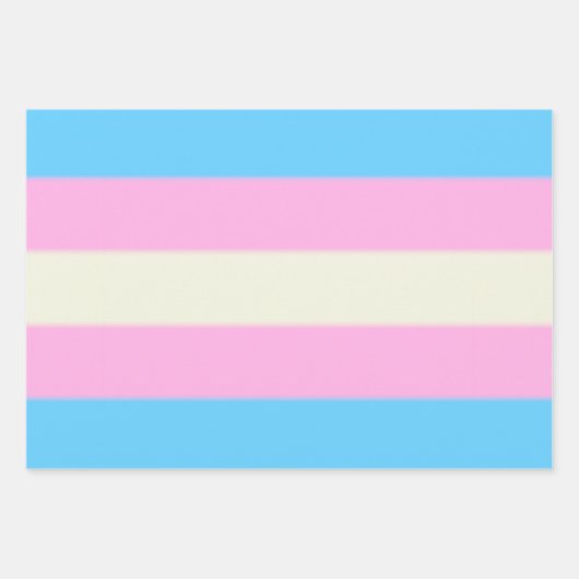 Falsche Transgender-Pride-Markierung Geschenkpapier Set (Vorderseite)