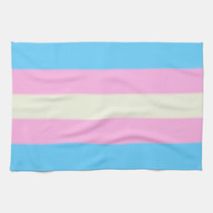 Falsche Transgender-Pride-Markierung Geschirrtuch