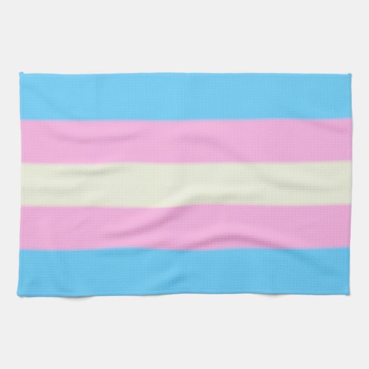 Falsche Transgender-Pride-Markierung Geschirrtuch (Horizontal)