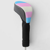 Falsche Transgender-Pride-Markierung Golf Headcover (angewinkelt)