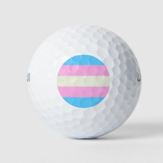 Falsche Transgender-Pride-Markierung Golfball (Vorderseite)
