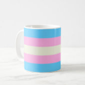 Falsche Transgender-Pride-Markierung Kaffeetasse (Vorderseite Links)