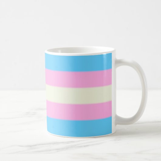 Falsche Transgender-Pride-Markierung Kaffeetasse (Rechts)
