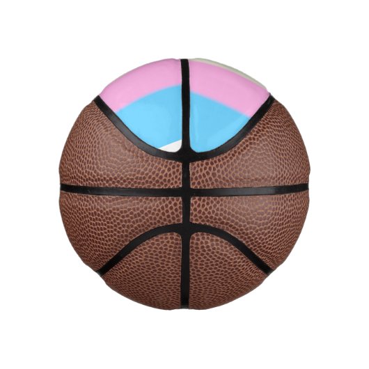 Falsche Transgender-Pride-Markierung Mini Basketball (Rechts)
