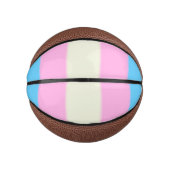 Falsche Transgender-Pride-Markierung Mini Basketball (Vorderseite)