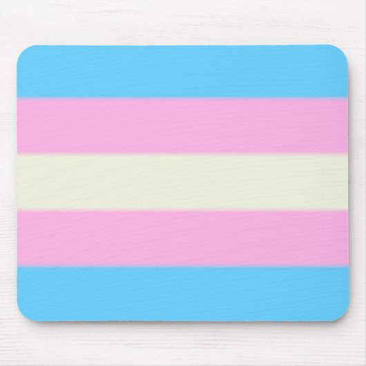 Falsche Transgender-Pride-Markierung Mousepad (Vorne)