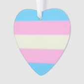 Falsche Transgender-Pride-Markierung Ornament (Vorderseite)