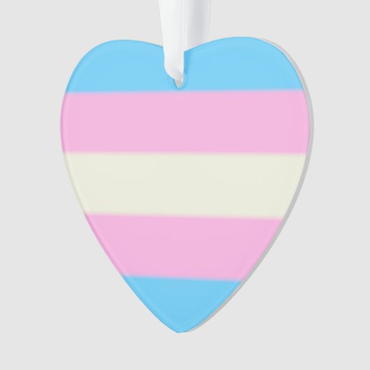 Falsche Transgender-Pride-Markierung Ornament (Vorderseite)