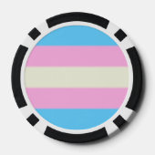 Falsche Transgender-Pride-Markierung Pokerchips (Rückseite)