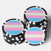 Falsche Transgender-Pride-Markierung Pokerchips (Stapel)