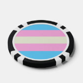Falsche Transgender-Pride-Markierung Pokerchips (Einzeln)