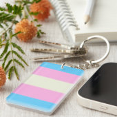 Falsche Transgender-Pride-Markierung Schlüsselanhänger (Vorderseite rechts)