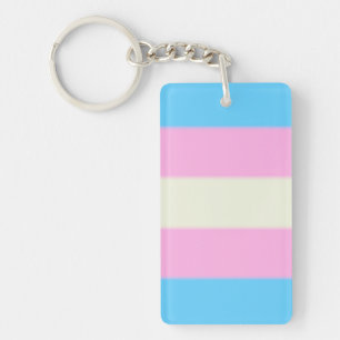 Falsche Transgender-Pride-Markierung Schlüsselanhänger