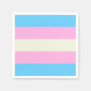 Falsche Transgender-Pride-Markierung Serviette