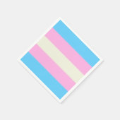 Falsche Transgender-Pride-Markierung Serviette (Ecke)