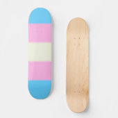 Falsche Transgender-Pride-Markierung Skateboard (Vorderseite)