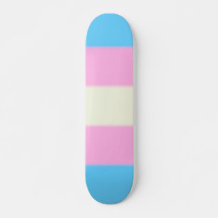 Falsche Transgender-Pride-Markierung Skateboard