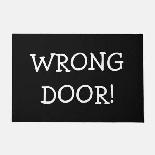 Falsche Tür! Fußmatte (Vorderseite)