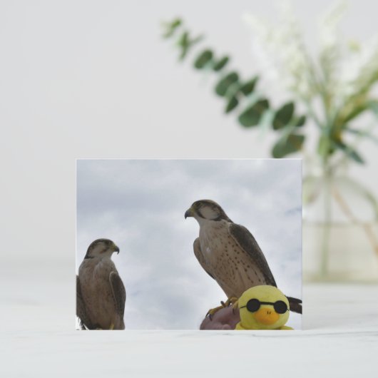 Falsche Uhrzeit Postkarte (Stehend Vorderseite)