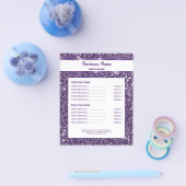 Falsche violette Glitter-Textur-Optik mit individu Flyer (Einzeln)