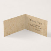 Falsche Visitenkarte Visitenkarten (Innenseite)