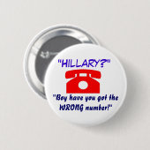 Falsche Zahlhillary-Knopf Button (Vorne & Hinten)
