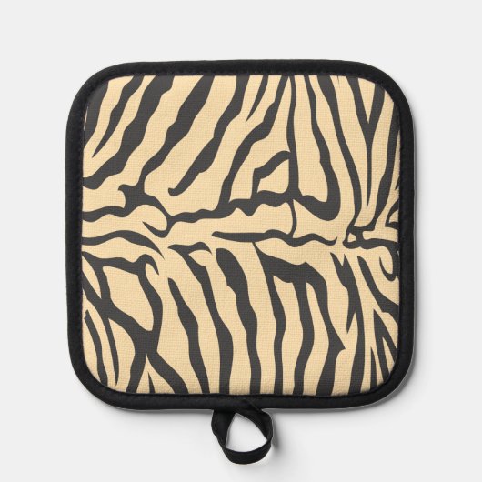Falsche Zebrafell-Ofenhandschuhe Topflappen (Vorderseite)