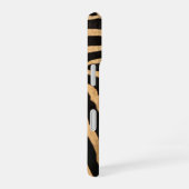 Falsche Zebrahaut iPhone 16 Hülle (Rechte Seite)