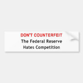 Fälschen Sie nicht Autoaufkleber (Vorne)