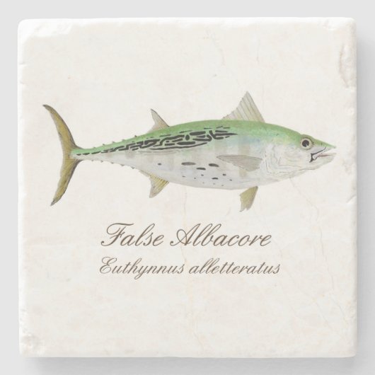 Falscher Albacore-Untersetzer Steinuntersetzer (Vorderseite)