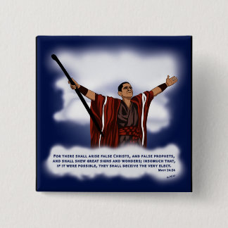 Falscher Christus (Obama) Button