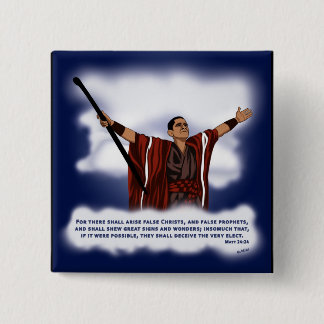 Falscher Christus (Obama) Button