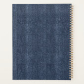 Falscher Denim-Blaujeans Planer (Rückseite)