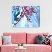 Falscher Farbsatellit Leinwanddruck (Insitu (Wohnzimmer))