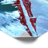 Falscher Farbsatellit Poster (Ecke)