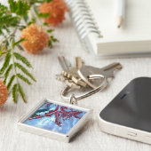 Falscher Farbsatellit Schlüsselanhänger (Seite)