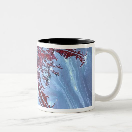 Falscher Farbsatellit Zweifarbige Tasse (Rechts)