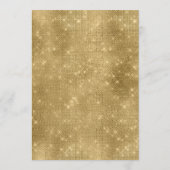 Falscher Glitter Achat Kosmische Himmlische Brautp Einladung (Rückseite)