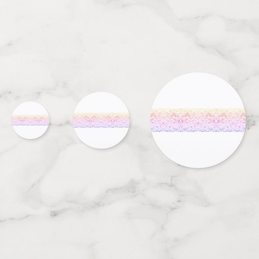 Falscher Glitter-Konfetti Konfetti (Vorderseiten)