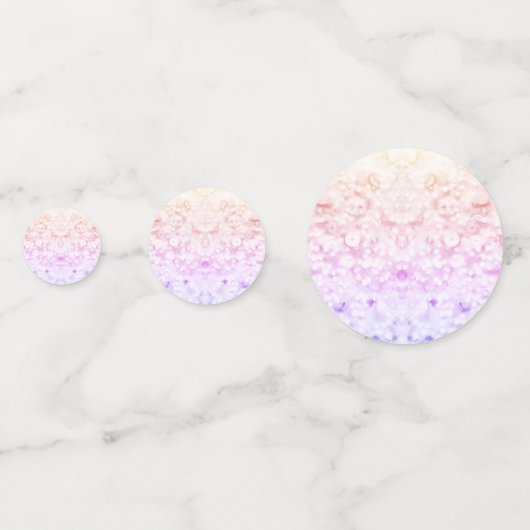 Falscher Glitter-Konfetti Konfetti (Rückseiten)